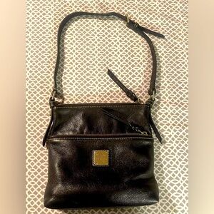 Dooney & Bourke Black Leather Crossbody Bag
